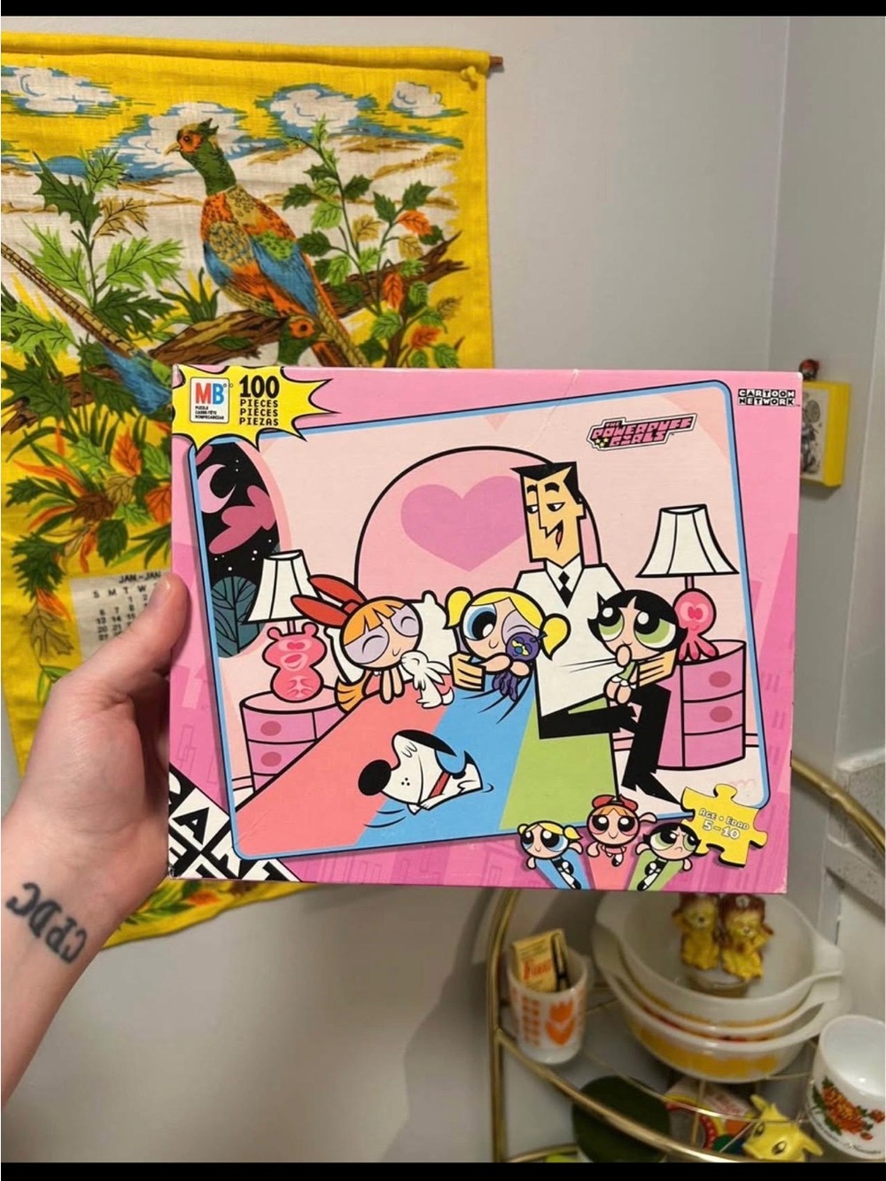 2000 Powerpuff Girls 100 Piece Puzzle Complete